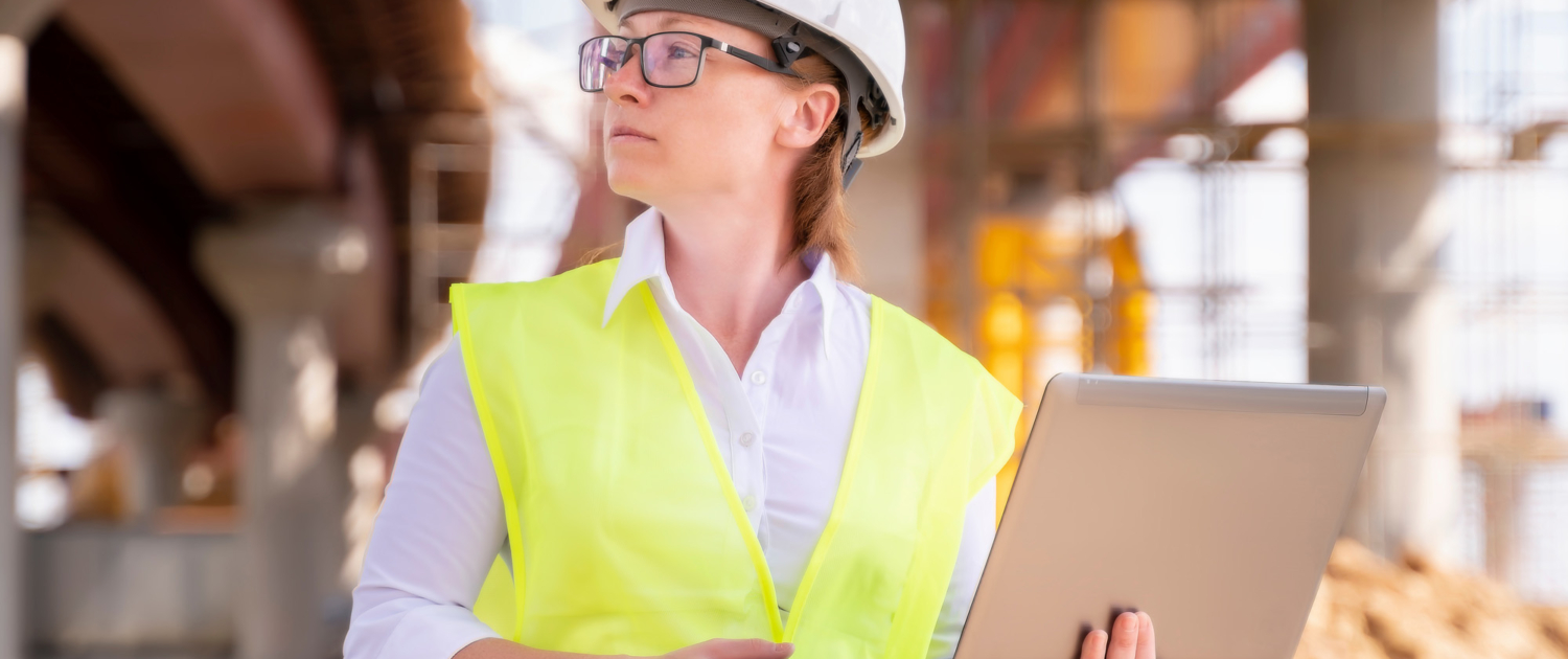 Construction Worker Laptop